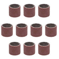 uxcell 1/2 Inch x 1/2 Inch Sanding Sleeves 180 Grits Sandpapers Band Drums 10 Pcs - size: 180 Grits