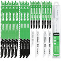 20-Piece Reciprocating Saw Blade Set with Organizer Case - size: 20 Pack