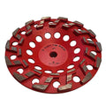 7" Diamond Grind Wheel 14 S Seg Concrete & Coating 5/8"-11 Threaded Arbor - style: 7" Diameter / 14 S Segments