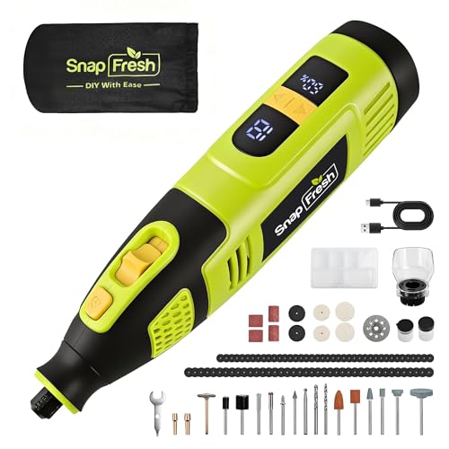 SnapFresh 12V Cordless Rotary Tool Kit, 32,000 RPM, 111 Accessories - size: 12