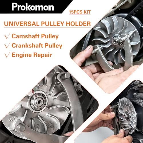 15PCS Universal Pulley Holder Tool Kit