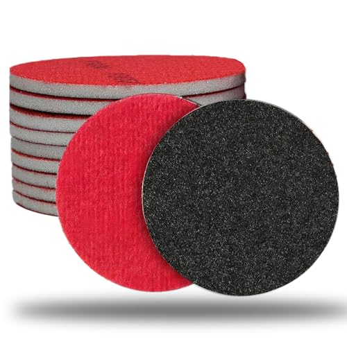 10 Pack 6 Inch Hook and Loop Sanding Sponge Discs 400-3000 Grit Wet Dry Sanding Pads, Foam Sandpaper for Random Orbital Sander, Curved Surface Large-Area Sanding Polishing for Metal Wood Auto