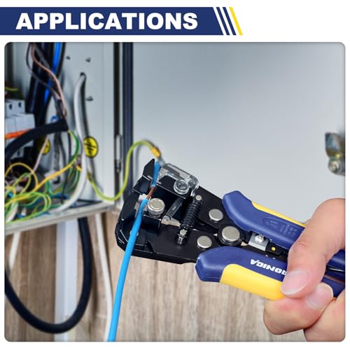 haisstronica 3 in 1 Self-Adjusting Wire Stripper, AWG 24-10 Tool