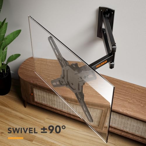 Perlegear Full Motion TV Wall Mount for 13–43 inch TVs up to 44 lbs - size: for 13-43 inch TVs&Monitors