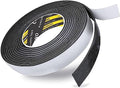 Black Foam Tape Weather Stripping Sealing Sponge,1.2in x 9.84FT - color: Black, size: 1.2in x 9.84FT
