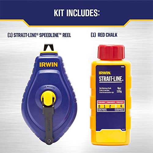 IRWIN STRAIT-LINE SPEEDLINE W/RED