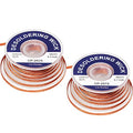 Solder Wicks，No-Clean Solder Wick，10ft Length 2 Pieces Desoldering Braided Wicks. Solder Removal Tool，Desoldering Wick Used to Remove the Solder and Disassemble Electrical Components - style: 2pcs
