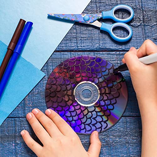 Konohan 20 Pieces Blank Cds for Decoration Clear Aesthetic Blank Cd