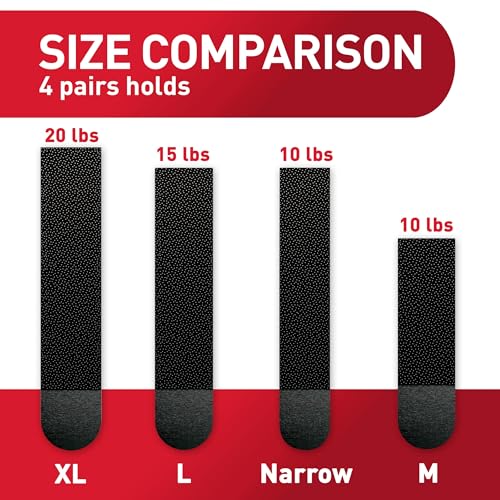 Command X-Large (20 lb) Picture Hanging Strips, 8 Pairs (16 Strips)
