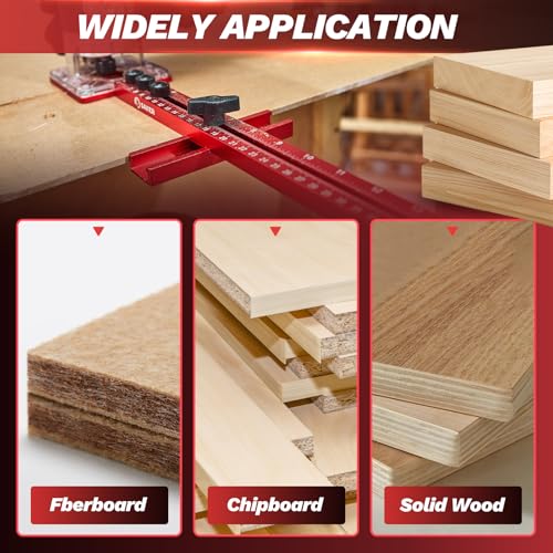 Saker 4-in-1 Router Milling Jig with Auto Center Punch Guide