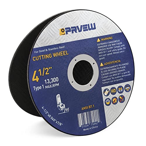 30-Pack Cut Off Wheels Cutting Discs 4 1/2 Inch for Angle Grinder - style: 4.5"x0.04"x7/8"(30-PK)