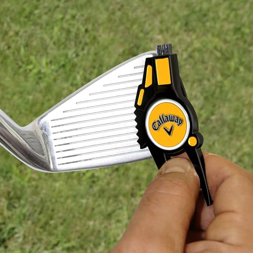 Callaway 4-in-1 Golf Divot Repair Tool - color: Black/Yellow
