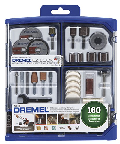 Dremel 8250 Cordless Brushless Rotary Tool Kit and the 710-08 160 Piece Rotary Tool Accessory Set