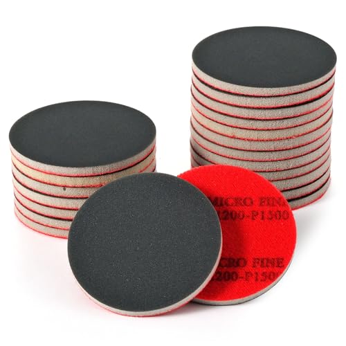 MAXMAN 20Pcs Sanding Sponge Set, 3"Foam Sanding Pads,1200-1500Grit for Wood - style: 1200-1500 Grit