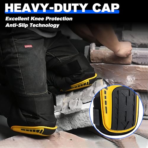 Knee Pads for Work, Professional Construction Knee Pads for Men