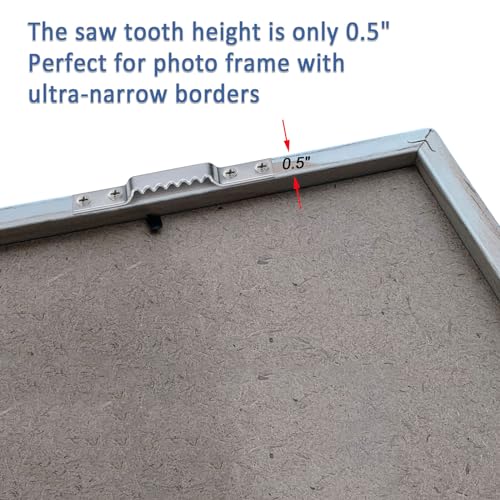 Sawtooth Picture Hangers Heavy Duty - Supports 144 lbs, 15 Pack Large Sawtooth Hangers with Screws, for Hanging Heavy Photos Frame Paintings Decorations - size: Large Heavy Sawtooth - 15 Pack