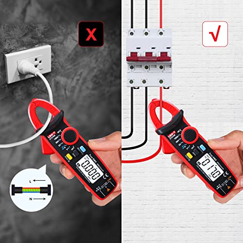 UNI-T UT210e Digital Clamp Meter Multimeter - size: UT210e clamp meter (ac/dc)