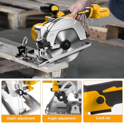 5-1/2 Inch Cordless Circular Saw for Dewalt 20V Battery