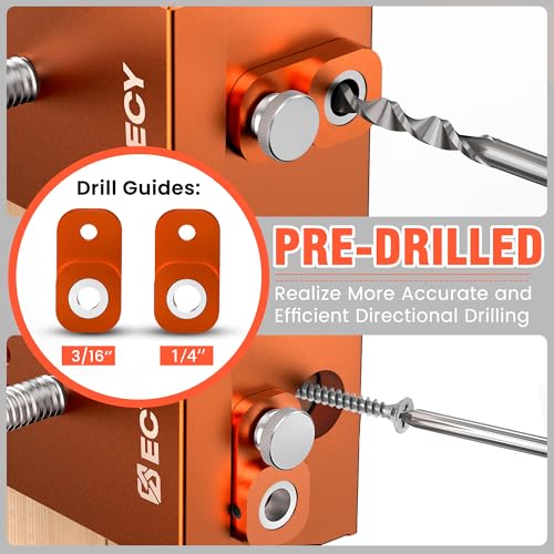 ECY Cabinet Clamps, Cabinet Face Frame Alignment Tool, 4 Pack, Orange - color: Orange - 4 Pack