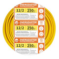 Energeaster Solid Indoor 12/2 W/G NMB Cable 250ft, Electrical Wire, Yellow - size: 250FT, style: 2x12AWG-Yellow