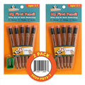 Channie's My First Pencil, Easy-to-Hold Jumbo Pencils for Preschoolers, Kindergarteners & 1st Graders, Brown Wooden 2B Fat Pencils for Kids Ages 3-7, 2 Pack (5 Each) + Sharpener - style: Easy to Hold Wooden Lead 2B Graphite Pre-Sharpened Pencils