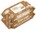 Air Jungles 3in1 Leather Cleaner Wipes 140 Count, Extra Large 8" x 10" Size - size: 70 Count (Pack of 2)