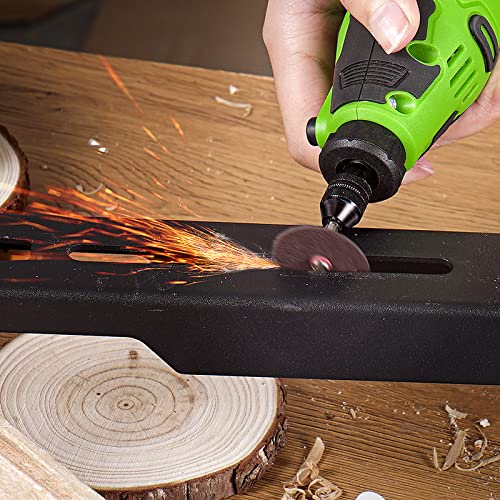 PHALANX 12V Cordless Rotary Tool Kit with Keyless Chuck, 6-Speeds 5000-32000RPM, 119 Accessories with Flex Shaft, Idea for Cutting, Grinding, Wood Carving- Include 2.0AH Battery, Charger (Renewed)