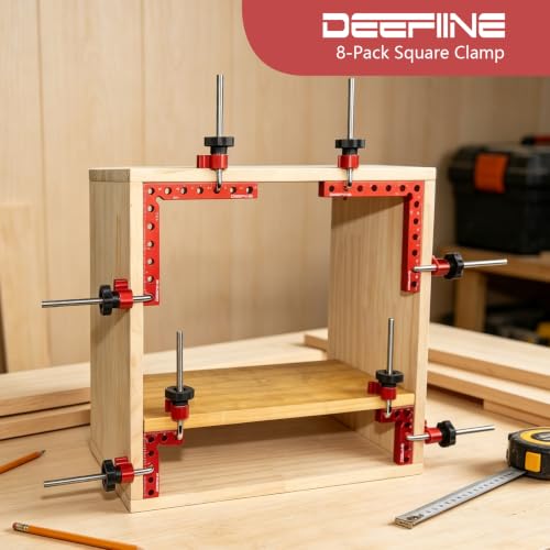 Corner Clamps for Woodworking, 8-Pack 90 Degree Right Angle Clamps - style: 8-Pack