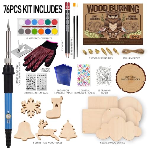 ACRSIKR Gifts for Adults, Wood Burning Kit Craft Gifts Ideas for Adults - color: Brown