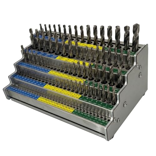 118-Hole 3-in-1 Drill Bit Index,Empty Drill Bit Organizer Holder/Case - style: 3-in-1 Drill Bit Index