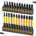 Amartisan 24-Piece Slotted Phillips Drill Bit Set, S2 Alloy Steel, Magnetic Tips, 2.3" Long With Storage box.Power Drill - Pro & DIY (24-Piece Bit Set (Slotted+Phillips)) - style: 24-Piece Bit Set (Slotted+Phillips)