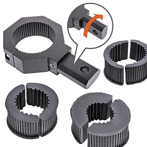 Off-Road ATV UTV Light Bar Mount Mounting Bracket Bar Clamp Kit [1"/1.5"/1.75"/2" Inch] [360-Degree] [2 x Stud Size] [Aluminium] [1 Unit] Bull Bar Roll Bar Clamp Roll Cage Clamps Mount for ATV UTV - size: 1-Pack (Standard)