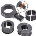 Off-Road ATV UTV Light Bar Mount Mounting Bracket Bar Clamp Kit [1"/1.5"/1.75"/2" Inch] [360-Degree] [2 x Stud Size] [Aluminium] [1 Unit] Bull Bar Roll Bar Clamp Roll Cage Clamps Mount for ATV UTV - size: 1-Pack (Standard)