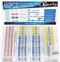 450PCS Solder Seal Wire Connector Self Soldering Heat Shrink Butt Connector