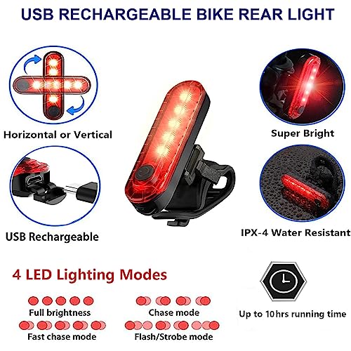 Bike Repair Tool Kit with Mini Bicycle Pump,16-in-1 Bike Multitool, Portable Bicycle Flat Tire Repair Kit for Road MTB EBikes, Bike Emergency Repair Kit, Saddle Bag with Tail Light - style: Repair Tool Kit With Bike Light