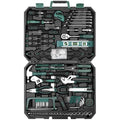 DEKOPRO Tool Set: 228 Piece Home Tool Kit, Household Basic Repair Tool Set Comes with Storage ToolBox, Socket Wrench Set for Car, Hand Tool Box Set for Home - Green - color: Green