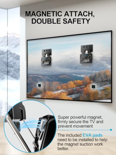 Ultra Slim TV Wall Mount 14-80", 0.3" Micro Gap, Low Profile,100lbs - size: 14-80 inch