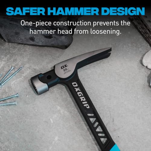 OX Pro Ultrastrike Framing Hammer - 20 oz Milled Face Steel - size: 20-oz, Milled Face