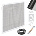 Toocust Window Screens Frame Kit 24 Square, Heavy-Duty Aluminum Window Screen, High-Visibility Durable Mesh, Easy Repair/Reinstall for Windows & Patio Doors, Multi-Size Options - size: 24*24 1pack