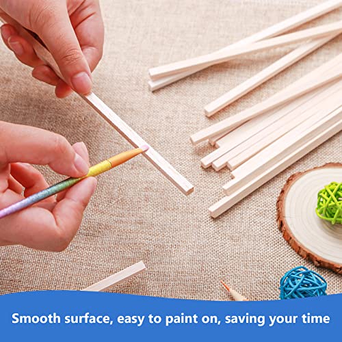 280Pcs Balsa Wood Sticks 1/8 x 1/8 x 12 inch Wood Strip Square Wooden Dowel - color: 12” X 1/8” X 1/8” 280Pcs