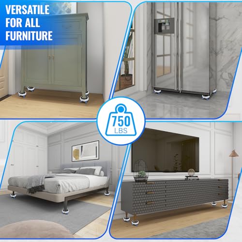 Furniture Movers 4 Movers Tool Set Heavy Duty Furniture Sliders - size: 770LBS