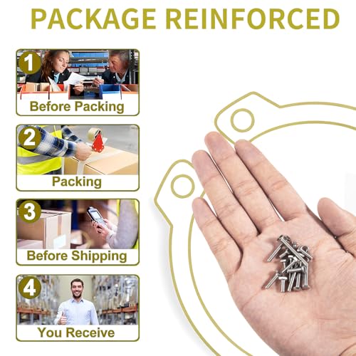 M3 Hex Head Bolts 490Pcs Metric Heavy Duty Hex Cap Bolts and Nuts Flat and Lock Washers Kit M3x6/8/10/12/16/20/25mm 304 Stainless Steel Fully Thread External Hex Drive Fasteners - size: M3