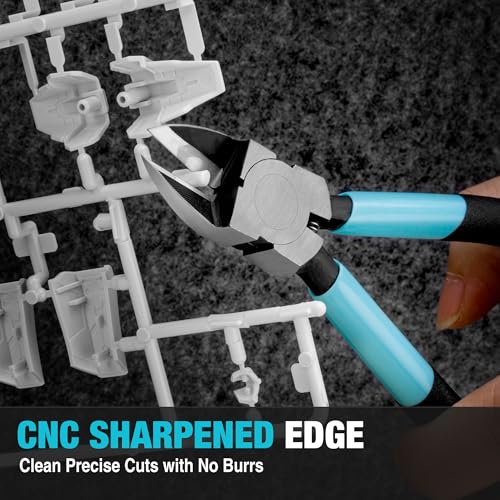 DURATECH 5" & 6" Wire Cutter, Flush Cutter with CNC Machined Edges