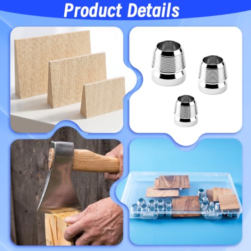 36 Pcs Hammer Handle Wedges Kit,Wood & Metal Wedges for Carpenter