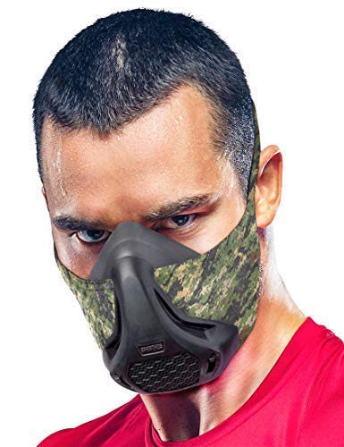Sparthos High Altitude Training Mask, Running Breathing Mask - color: Military Camo