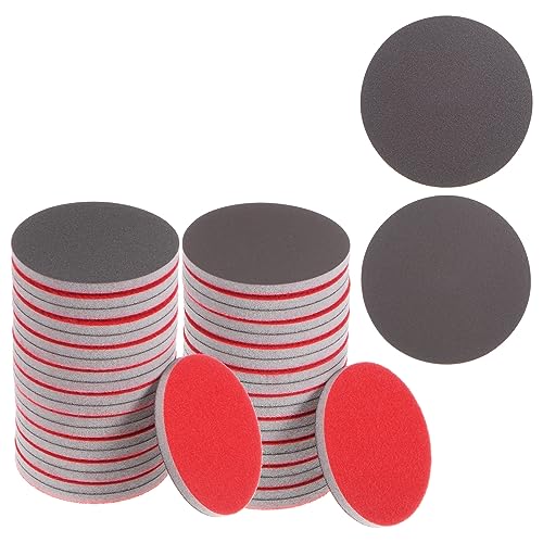 uxcell 40pcs 3 Inch Sanding Sponge Set 1500 Grit 3000 Grit Hook and Loop Sanding Disc Wet/Dry Polishing for Car Wood Drywall Metal (20pcs of Each Grit) - size: 1500 Grit 3000 Grit