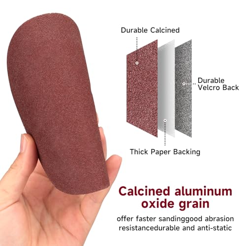 100PCS 5 Inch Sanding Discs 240 Grit Sandpaper for Orbital Sander - style: Aluminum oxide-No Hole