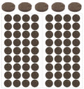 72 PCS Felt Chair Pads, 1/2 Inch Felt Pads for Chair Legs