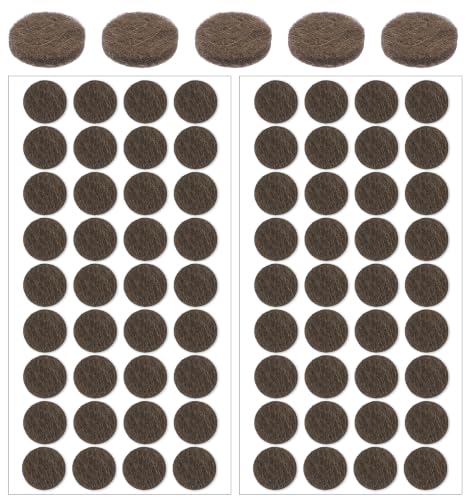 72 PCS Felt Chair Pads, 1/2 Inch Felt Pads for Chair Legs