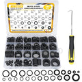 380PCS 24 Sizes Rubber & Silicone Hose Washers & O Ring Assortment Kit - size: 380PCS